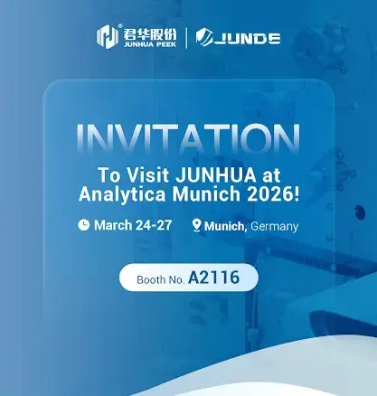 Treffen Sie JUNDE auf der Analytica M&uuml;nchen 2026 (24.&ndash;27. M&auml;rz, Stand A2116)