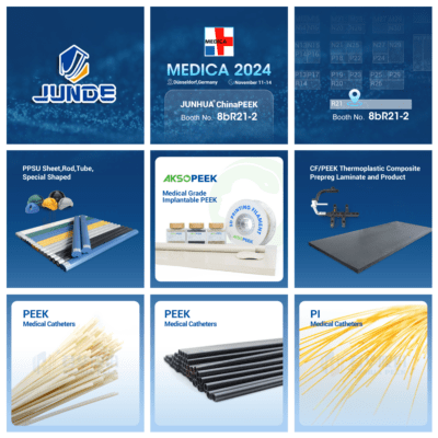 JunDe HPP GmbH nimmt an der MEDICA 2024 in Düsseldorf, Deutschland, teil
