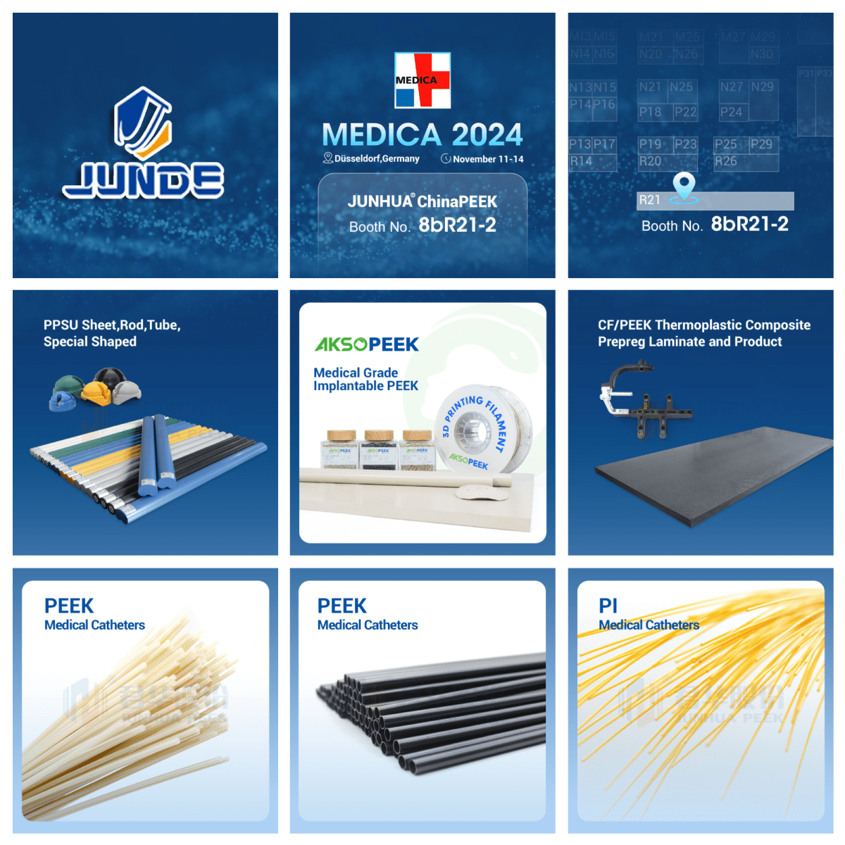 JunDe HPP GmbH nimmt an der MEDICA 2024 in Düsseldorf, Deutschland, teil - JunDe JunDe HPP GmbH nimmt an der MEDICA 2024 in Düsseldorf, Deutschland, teil Bild 1
