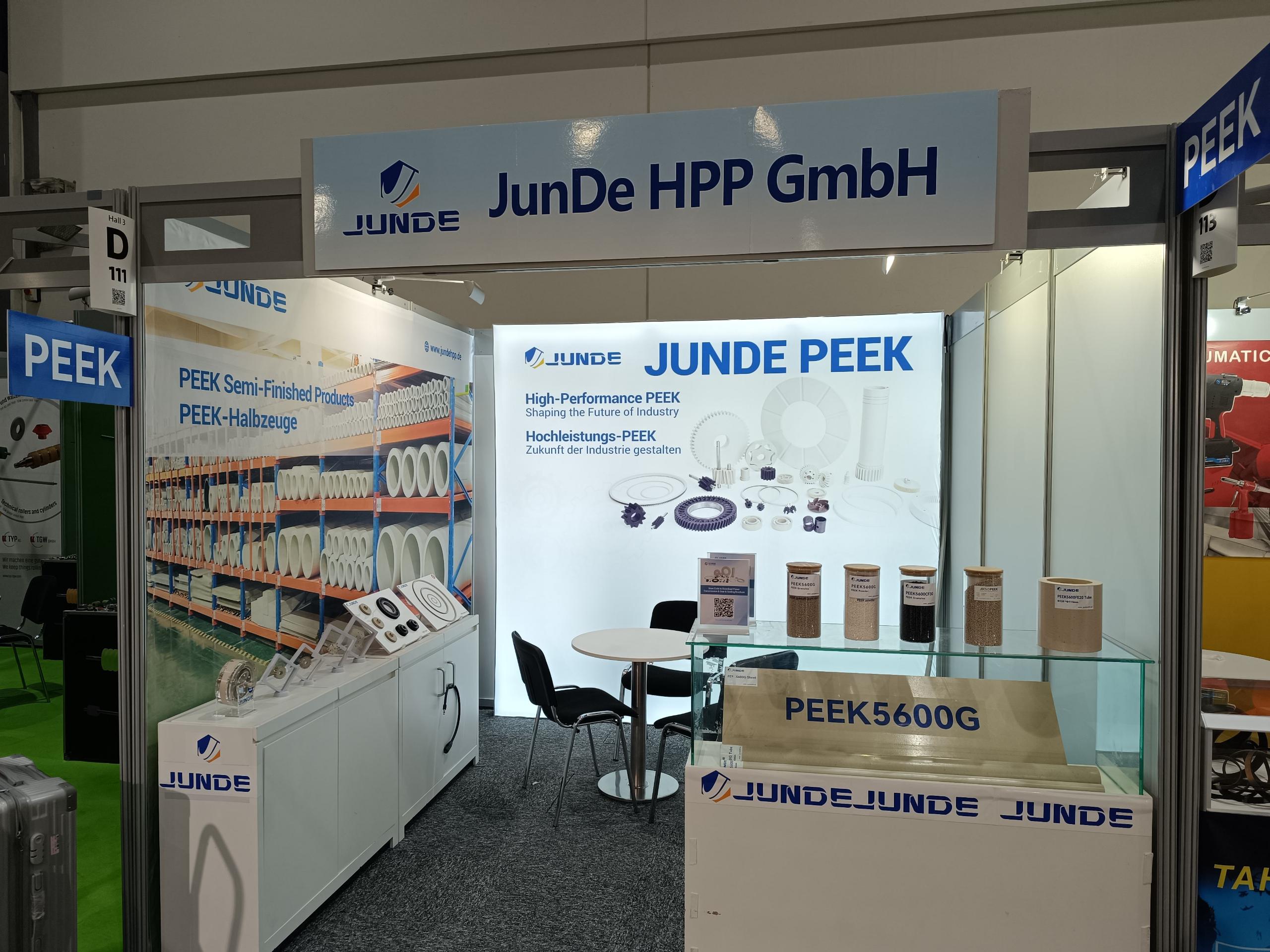 JUNDE PEEK auf der Hannover Messe 2025: Globale industrielle Transformation mit innovativen Materialien vorantreiben - JunDe JUNDE PEEK auf der Hannover Messe 2025: Globale industrielle Transformation mit innovativen Materialien vorantreiben Bild 1