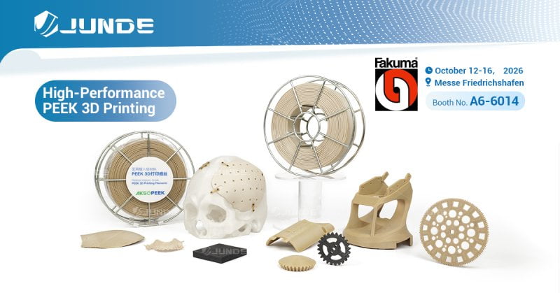 JunDe präsentiert auf der FAKUMA 2026 unser komplettes Sortiment an Hochleistungs-PEEK-Harz! - JunDe JunDe präsentiert auf der FAKUMA 2026 unser komplettes Sortiment an Hochleistungs-PEEK-Harz! Bild 4